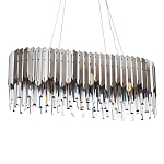 Большая многоярусная люстра Iroh Future Хром варинант исполнения - 1 | Loft Concept в Рязани