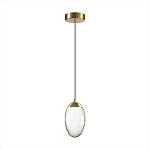 Подвесной светильник с плафоном в форме капли Crystal Transparent Drop варинант исполнения - 1 | Loft Concept в Рязани