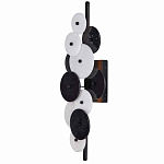 Бра светодиодное из черно-белых дисков Contrast Sample варинант исполнения - 3 | Loft Concept в Рязани