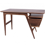 Письменный стол прямоугольный с 2-мя ящиками и полкой Idenontal варинант исполнения - 5 | Loft Concept в Рязани