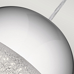 Подвесной светильник со сферическим плафоном из акрила с циркониевыми вкраплениями Kichler варинант исполнения - 6 | Loft Concept в Рязани