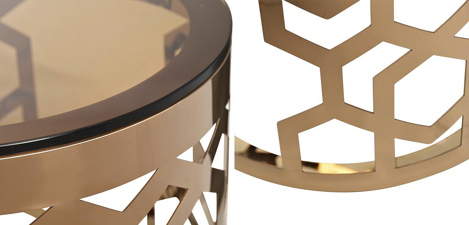 Подставка Yen Geometry pink gold cylinder 70 Подставка Yen Geometry pink gold cylinder 70 - Loft-Concept в Рязани