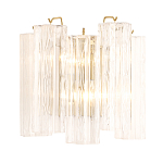 Бра с вертикальными стеклянными подвесками Hexagon Tube Light варинант исполнения - 3 | Loft Concept в Рязани