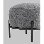 Пуф Стоун букле Fluffy темно-серый варинант исполнения - 2 | Loft Concept в Рязани