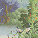 Обои ручная роспись Le Brésil Eden варинант исполнения - 2 | Loft Concept в Рязани