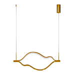 Подвесной светильник волнообразный изогнутый на двух тросах 103 см Spiral Lighting варинант исполнения - 3 | Loft Concept в Рязани