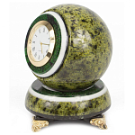 Часы настольные в виде шара из натурального камня Ball Stone Clock варинант исполнения - 5 | Loft Concept в Рязани