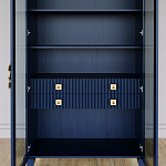 Дизайнерский шкаф витрина Elsa Dreams Blue с 4-мя ящиками варинант исполнения - 6 | Loft Concept в Рязани