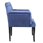 Кресло Addison Chic Armchair deep blue velour варинант исполнения - 2 | Loft Concept в Рязани