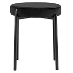 Табурет с мягким круглым сиденьем RIO Black варинант исполнения - 2 | Loft Concept в Рязани
