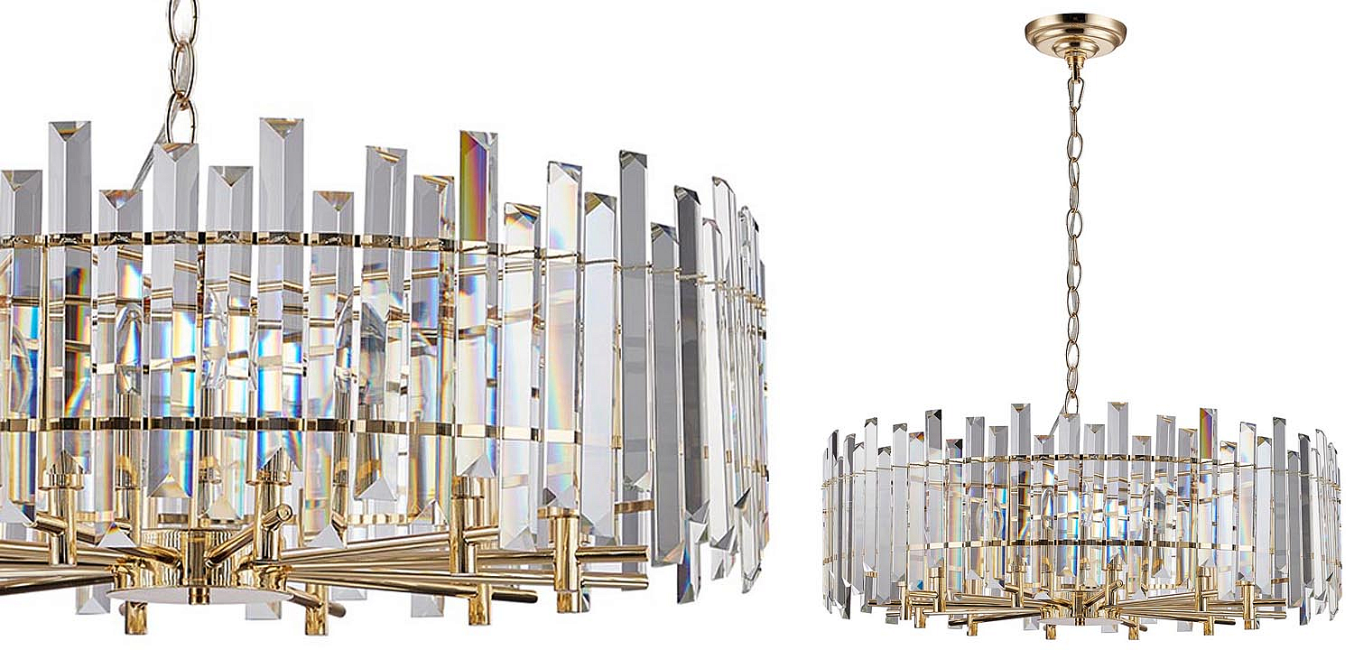 Люстра Langley Chandelier gold 80 Люстра Langley Chandelier gold 80 - Loft-Concept в Рязани
