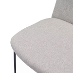 Стул мягкий светло-серый Chair Gray Runners варинант исполнения - 6 | Loft Concept в Рязани