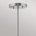 Потолочный светильник с двухслойным белым текстильным абажуром Hinkley варинант исполнения - 13 | Loft Concept в Рязани