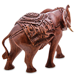 Статуэтка из дерева суар в виде слона Two Tusks варинант исполнения - 2 | Loft Concept в Рязани