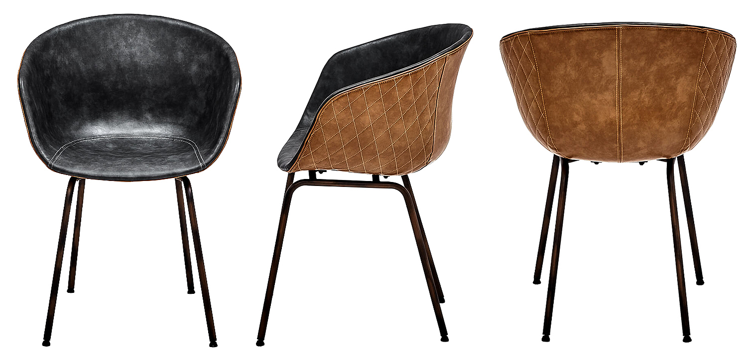 Стул Combi Caramel and Graphite Stool Стул Combi Caramel and Graphite Stool - Loft-Concept в Рязани