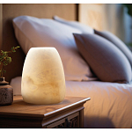 Настольная лампа в форме трапеции из натурального камня Soft Glow of Stone варинант исполнения - 4 | Loft Concept в Рязани