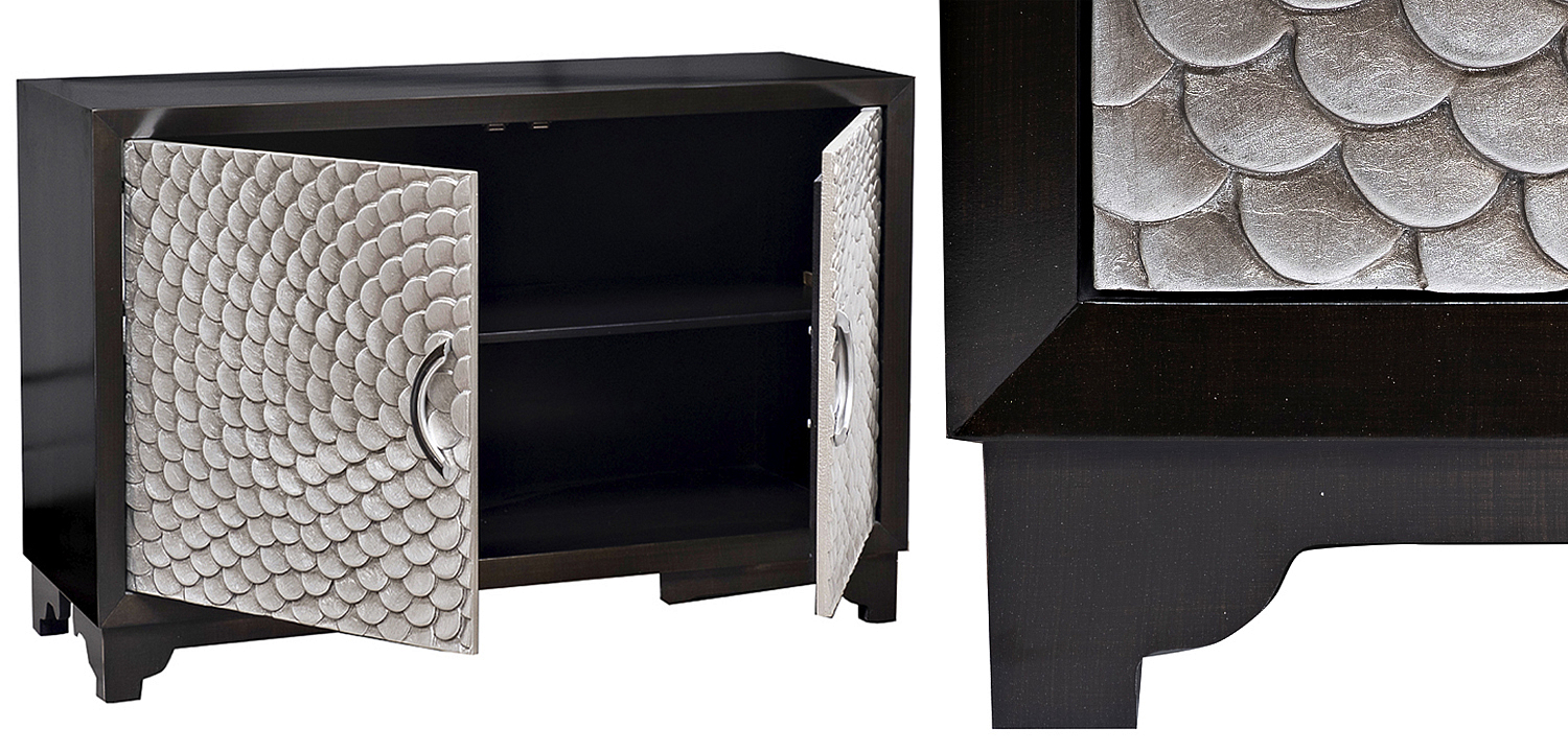 Комод с рельефным орнаментом Рыбья чешуя Fish scales Chest of drawers Комод с рельефным орнаментом Рыбья чешуя Fish scales Chest of drawers - Loft-Concept в Рязани