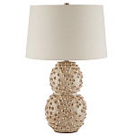 Настольная лампа с декоративными элементами в виде ракушек Frosting варинант исполнения - 3 | Loft Concept в Рязани