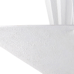 Люстра светодиодная белая геометрической формы с рифленым плафоном White Geometric Lamps варинант исполнения - 3 | Loft Concept в Рязани