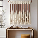 Плетеное настенное украшение с кистями Caballo Wall Hanging варинант исполнения - 1 | Loft Concept в Рязани