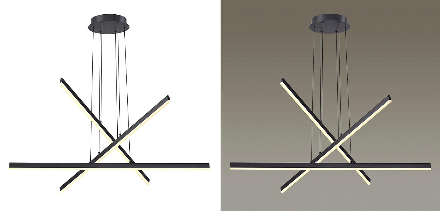 Люстра Rolf Black Lines Chandelier Люстра Rolf Black Lines Chandelier - Loft-Concept в Рязани