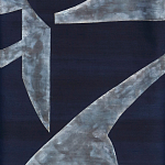 Обои ручная роспись в стиле Арт-деко Symphony Colourway SC-104 on Kyanite silk dupion варинант исполнения - 1 | Loft Concept в Рязани