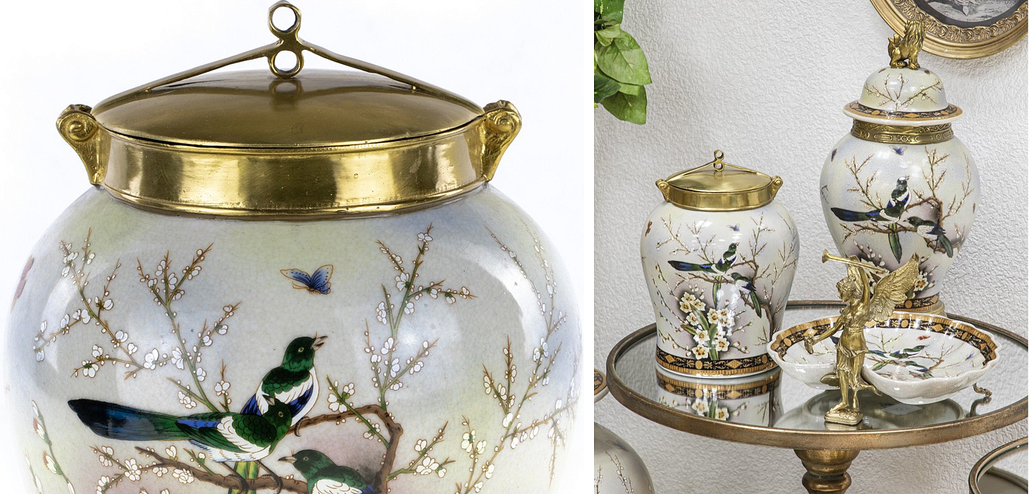 Ваза Magpies on Cherry Blossom Vase Ваза Magpies on Cherry Blossom Vase - Loft-Concept в Рязани