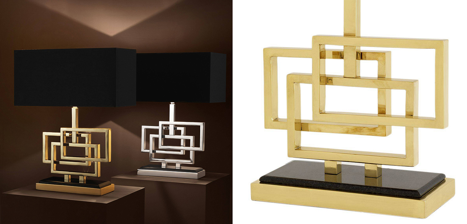 Настольная лампа Eichholtz Table Lamp Windolf Brass Настольная лампа Eichholtz Table Lamp Windolf Brass - Loft-Concept в Рязани