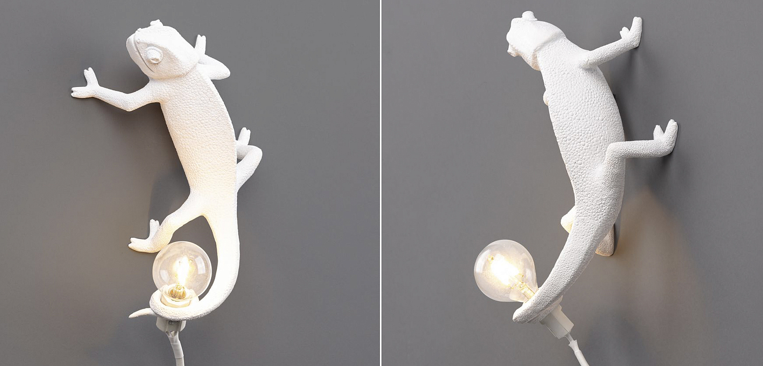 Бра Seletti Chameleon Lamp Going Up Бра Seletti Chameleon Lamp Going Up - Loft-Concept в Рязани