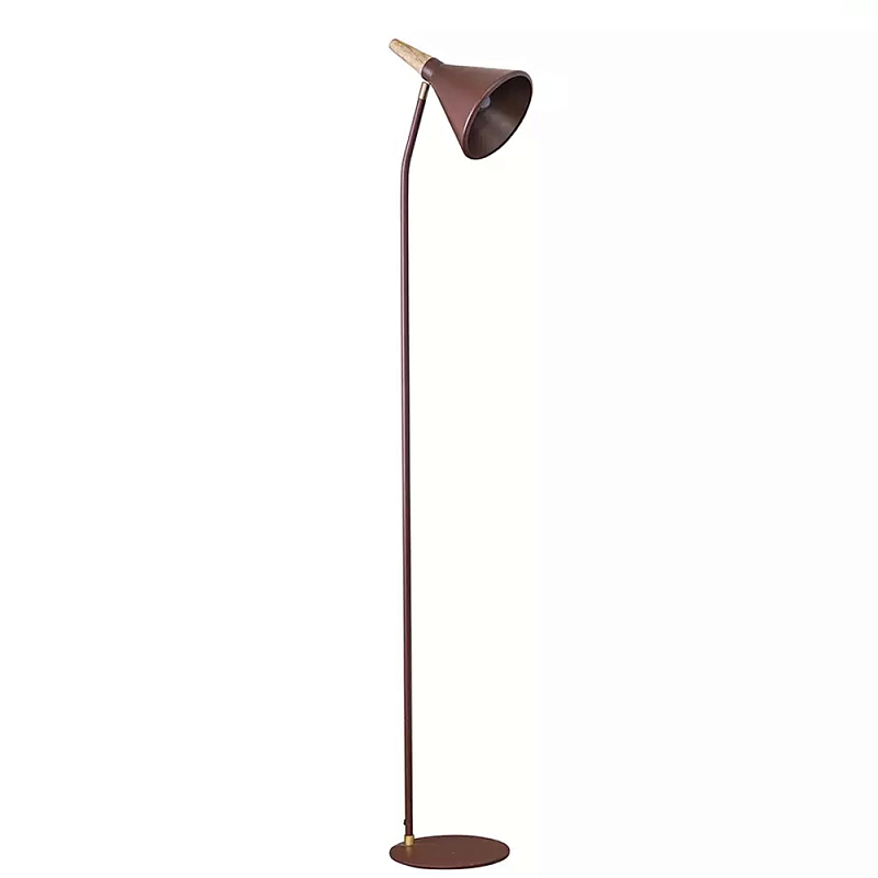 Торшер с конусообразным плафоном Plum Floor Lamp Сливовый Бежевый Торшер с конусообразным плафоном Plum Floor Lamp Сливовый Бежевый в Рязани | Loft Concept