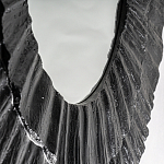 Зеркало в фактурной черной раме в современном стиле Black Maelstrom варинант исполнения - 3 | Loft Concept в Рязани