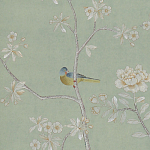 Обои ручная роспись Badminton Mercury Grey варинант исполнения - 3 | Loft Concept в Рязани