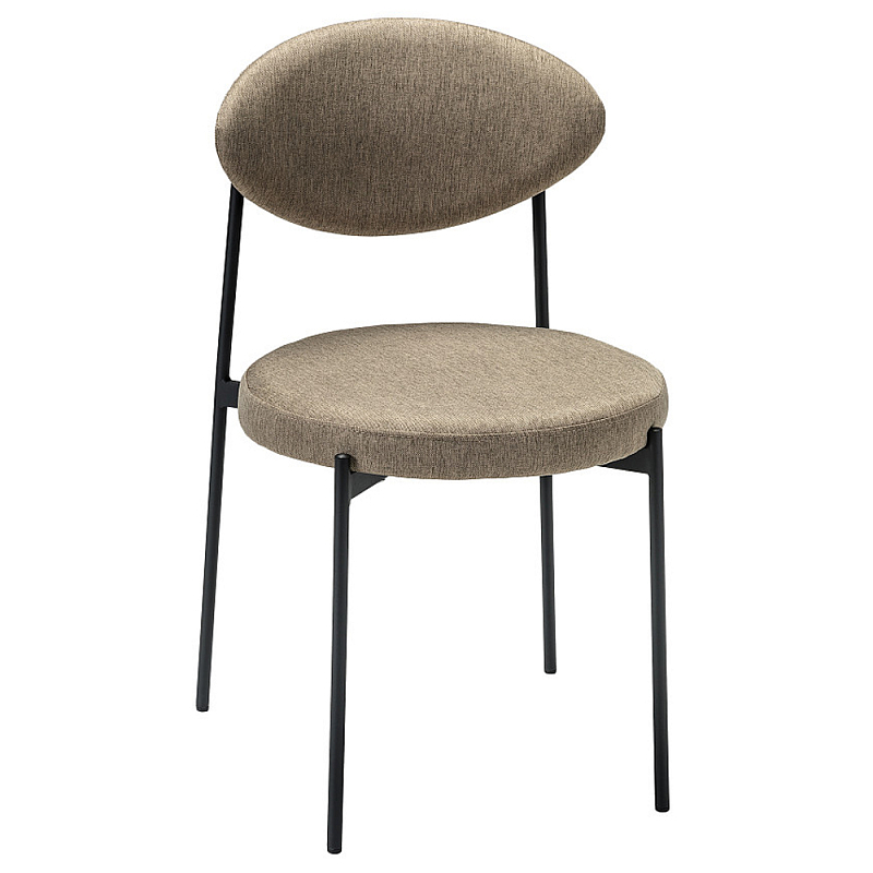 Стул металлический с мягкой спинкой и сиденьем Alfie Chair Мульти в Рязани | Loft Concept 
