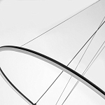 Светодиодная люстра Black LED Circle and Ball Lamp варинант исполнения - 4 | Loft Concept в Рязани