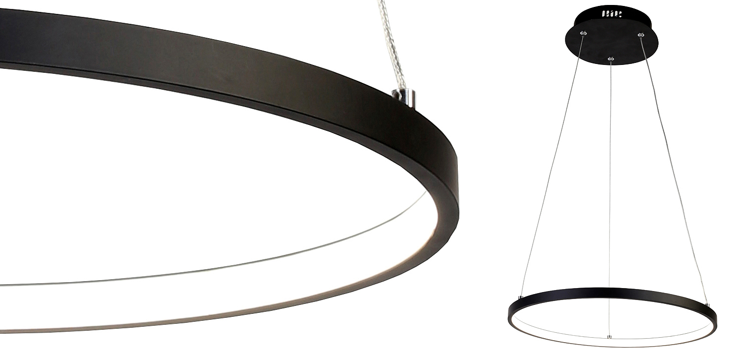 Люстра Ring Horizontal black Люстра Ring Horizontal black - Loft-Concept в Рязани