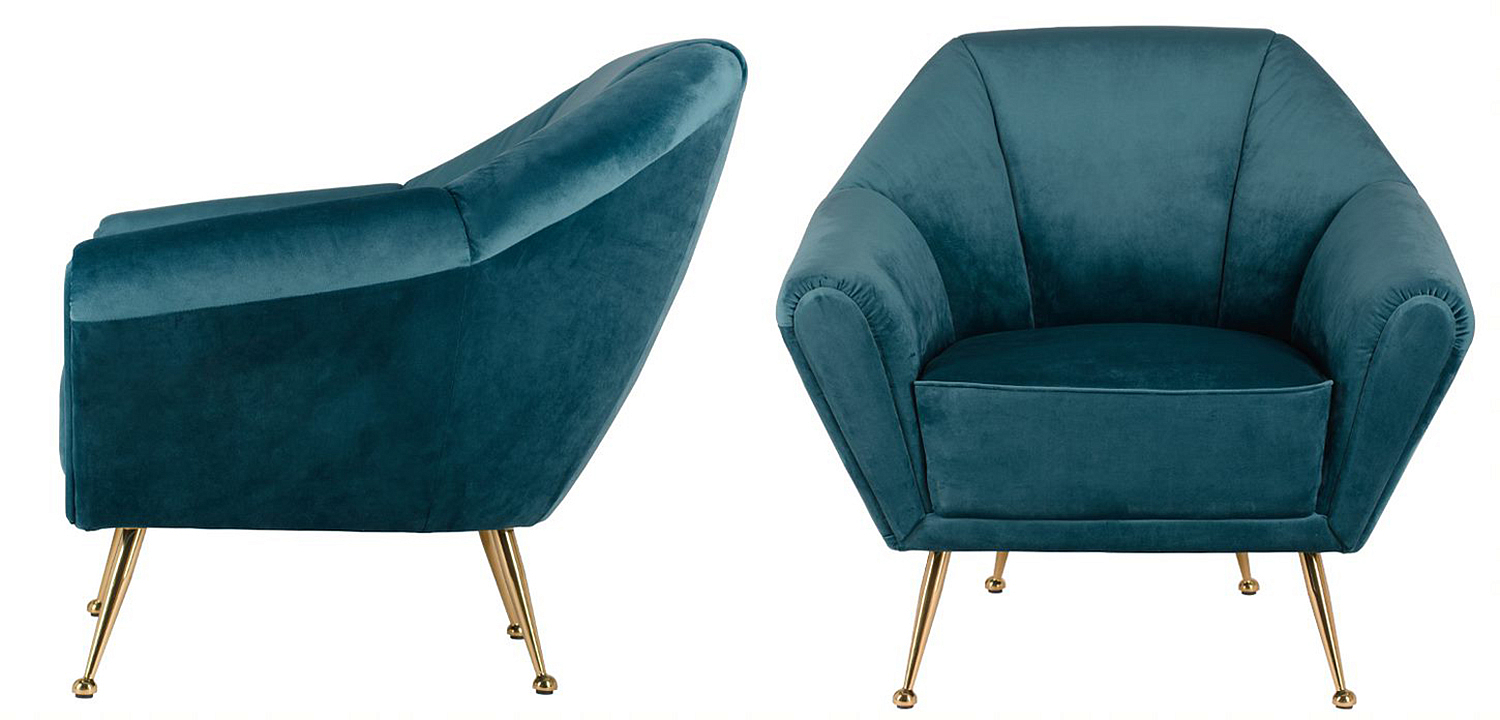 Кресло Brunner Chair blue Кресло Brunner Chair blue - Loft-Concept в Рязани