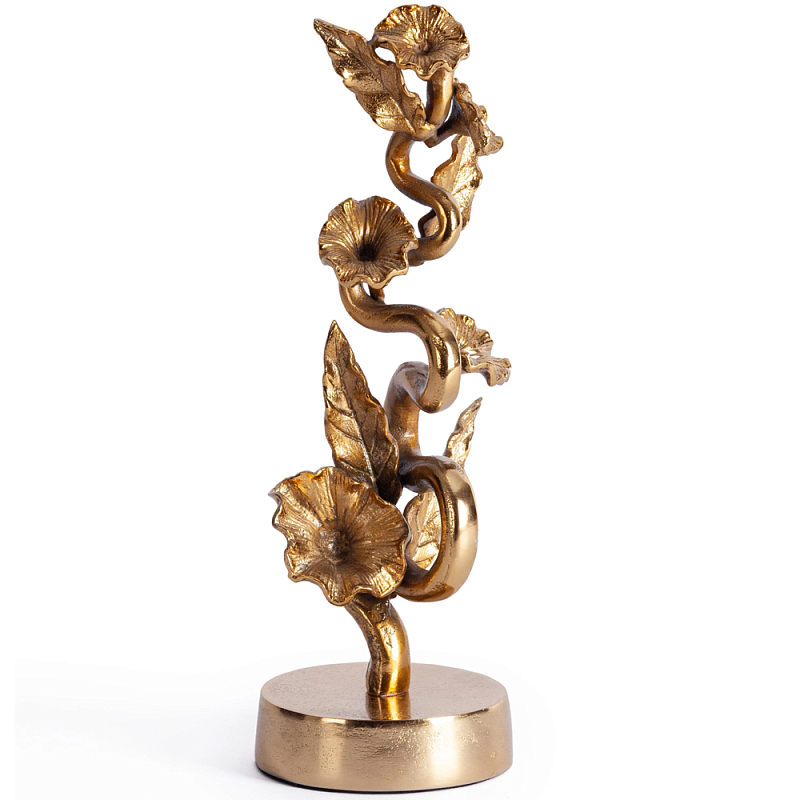 Статуэтка золотая Metal Flowers Gold Золотой Статуэтка золотая Metal Flowers Gold Золотой в Рязани | Loft Concept