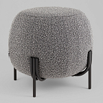 Пуф Флик ткань букле тёмно-серый варинант исполнения - 1 | Loft Concept в Рязани
