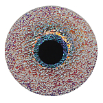 Бра круглое стеклянное с морозным эффектом Heterochromia варинант исполнения - 1 | Loft Concept в Рязани