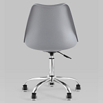 Офисный стул на металлическом основании EGGERY Grey варинант исполнения - 4 | Loft Concept в Рязани