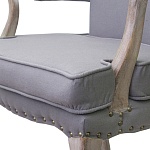 Кресло Aubrey Classical Armchair grey flax варинант исполнения - 4 | Loft Concept в Рязани