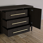 Буфет Primo с тремя ящиками и двумя фасадами Темный орех варинант исполнения - 4 | Loft Concept в Рязани