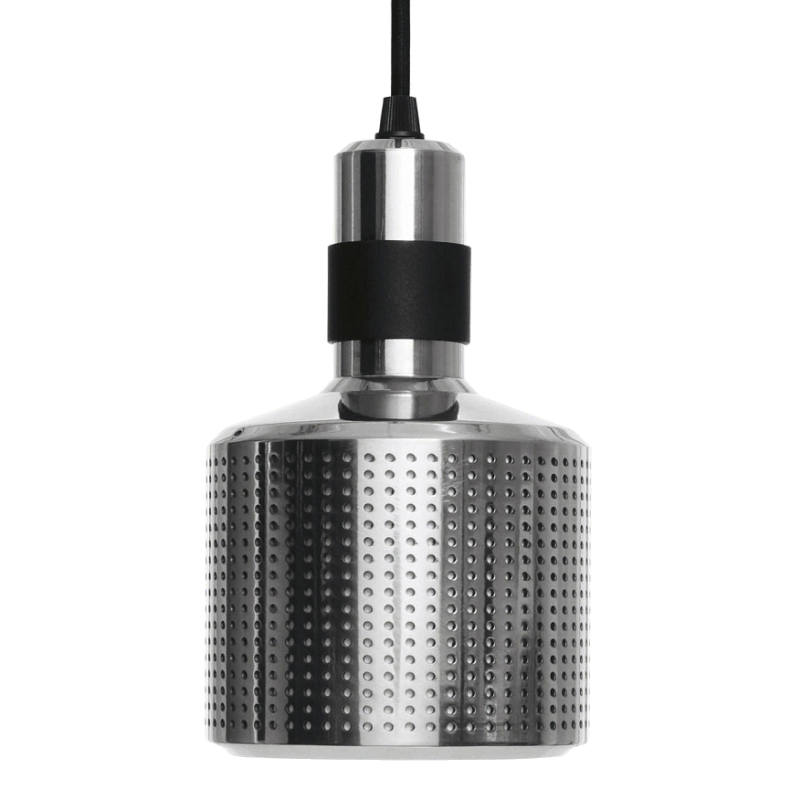 Подвесной светильник Riddle Pendant Lamp Silver Черный Серебряный Подвесной светильник Riddle Pendant Lamp Silver Черный Серебряный в Рязани | Loft Concept