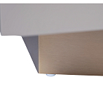 Комод со стеклянной столешницей и с выдвижными ящиками Minimalist Accent варинант исполнения - 6 | Loft Concept в Рязани