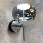 Бра с округлым прозрачным плафоном Blanton Light варинант исполнения - 4 | Loft Concept в Рязани