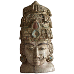 Арт-объект на стену Маска из массива акации Acacia Mask варинант исполнения - 2 | Loft Concept в Рязани