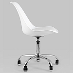 Офисный стул на металлическом основании EGGERY White пластик варинант исполнения - 3 | Loft Concept в Рязани