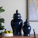 Ваза с крышкой однотонная Высота 31 см Chinoiserie Ceramics варинант исполнения - 8 | Loft Concept в Рязани