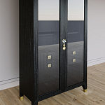 Дизайнерский шкаф витрина Elsa Dreams Black с 4-мя ящиками варинант исполнения - 2 | Loft Concept в Рязани