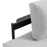 Диван-шезлонг черный Annet варинант исполнения - 3 | Loft Concept в Рязани